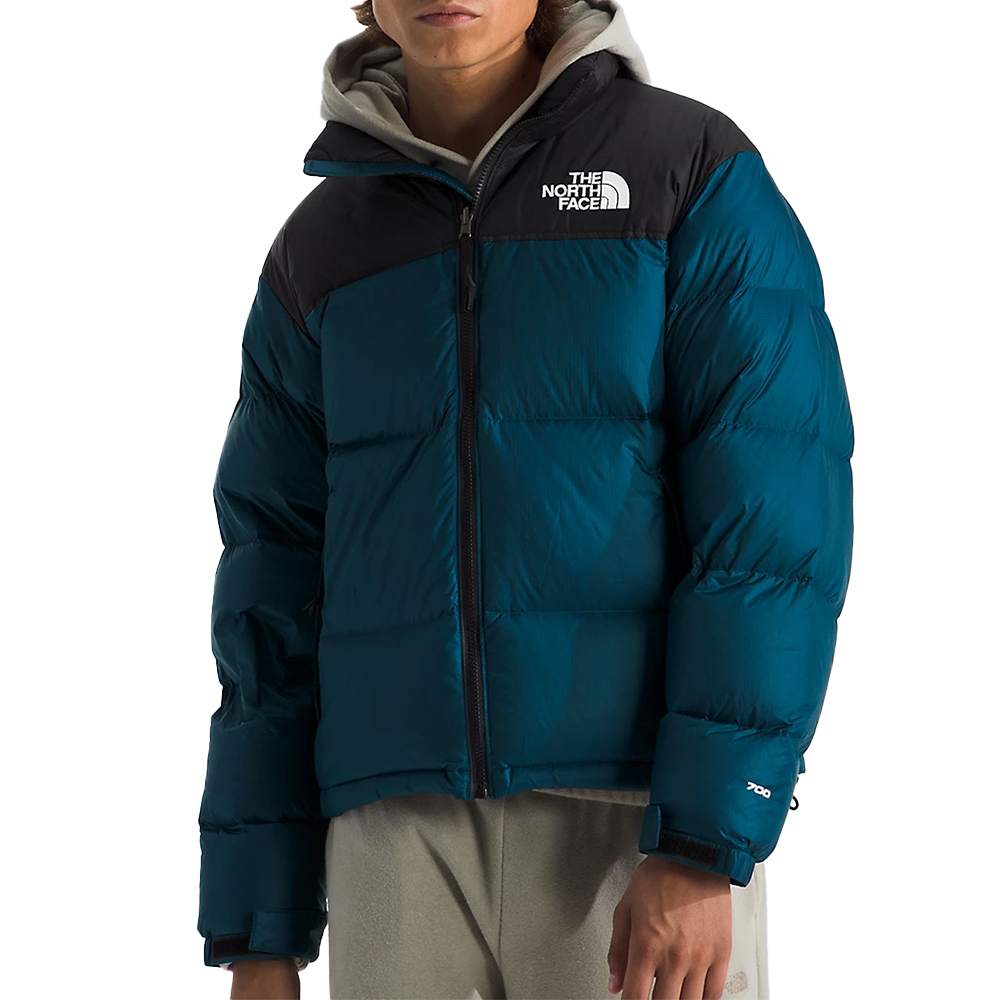 1996 Retro Nuptse Jacket 'Midnight Petrol/TNF Black'