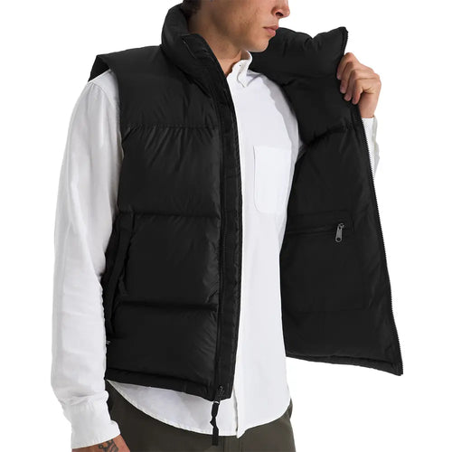 1996 Retro Nuptse Vest 'TNF Black Recycled Down'